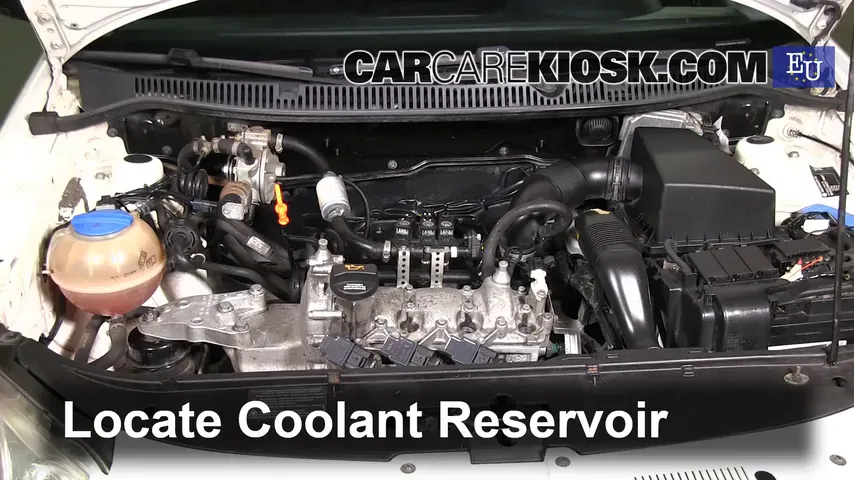 2006 Volkswagen Polo E 1.2L 3 Cyl. Coolant (Antifreeze) Add Coolant